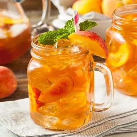 Trà đào bốn mùa