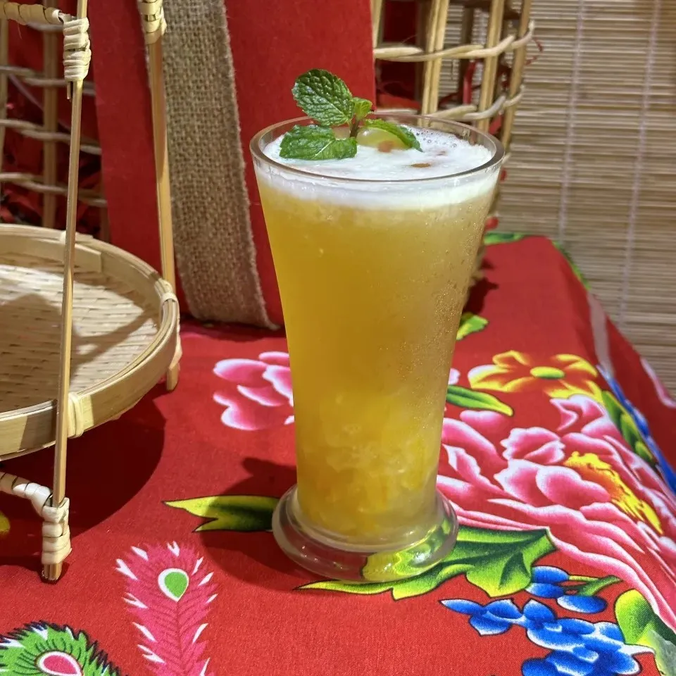 Trà xanh nhài cam chanh